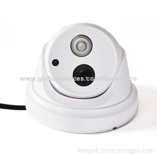 2.0 Megapixel P2P IP Dome Camera, Day and Night Vision
